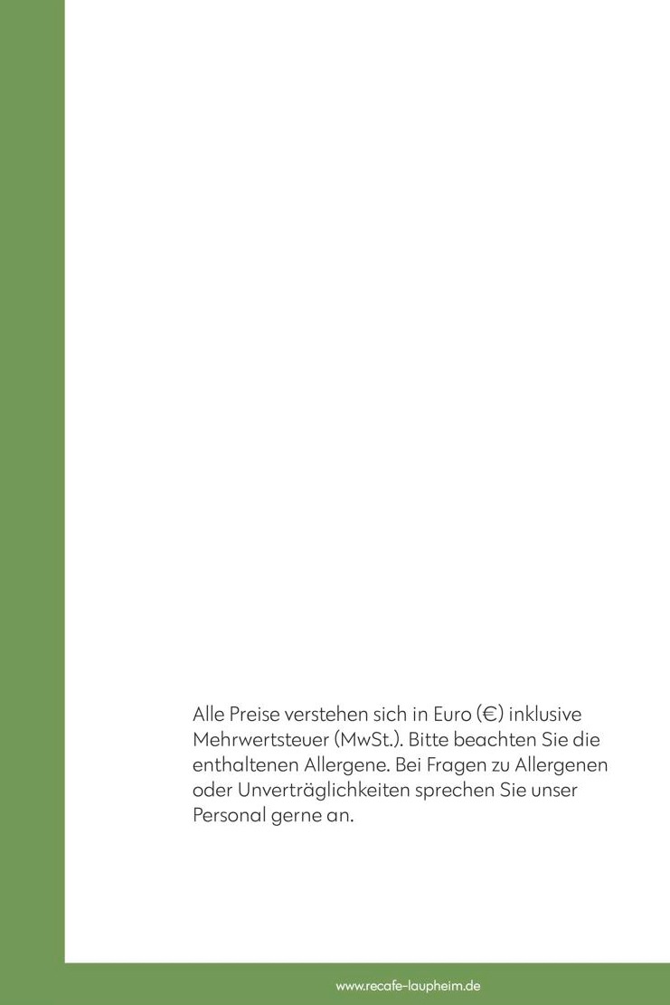 Speisekarte 2