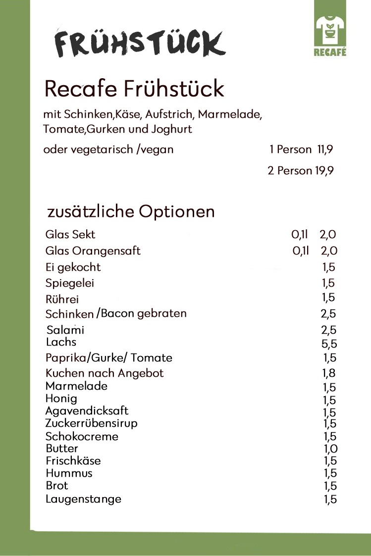 Speisekarte 2